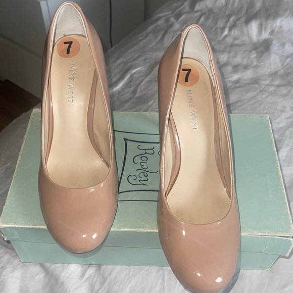 Nine West Shoes Nine West Nude Pumps Poshmark